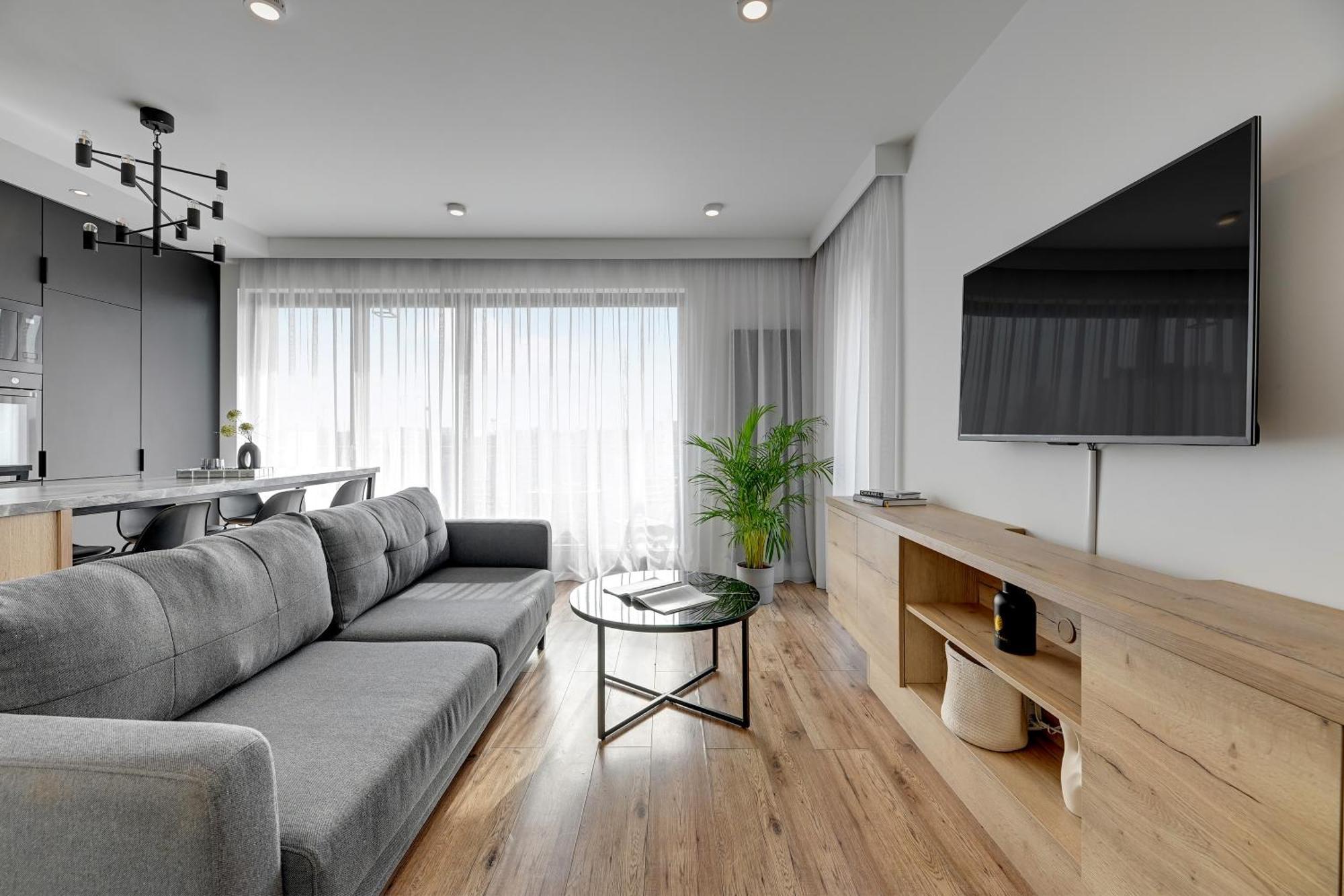 Aura - Riverside & Parking By Downtown Apartament *
