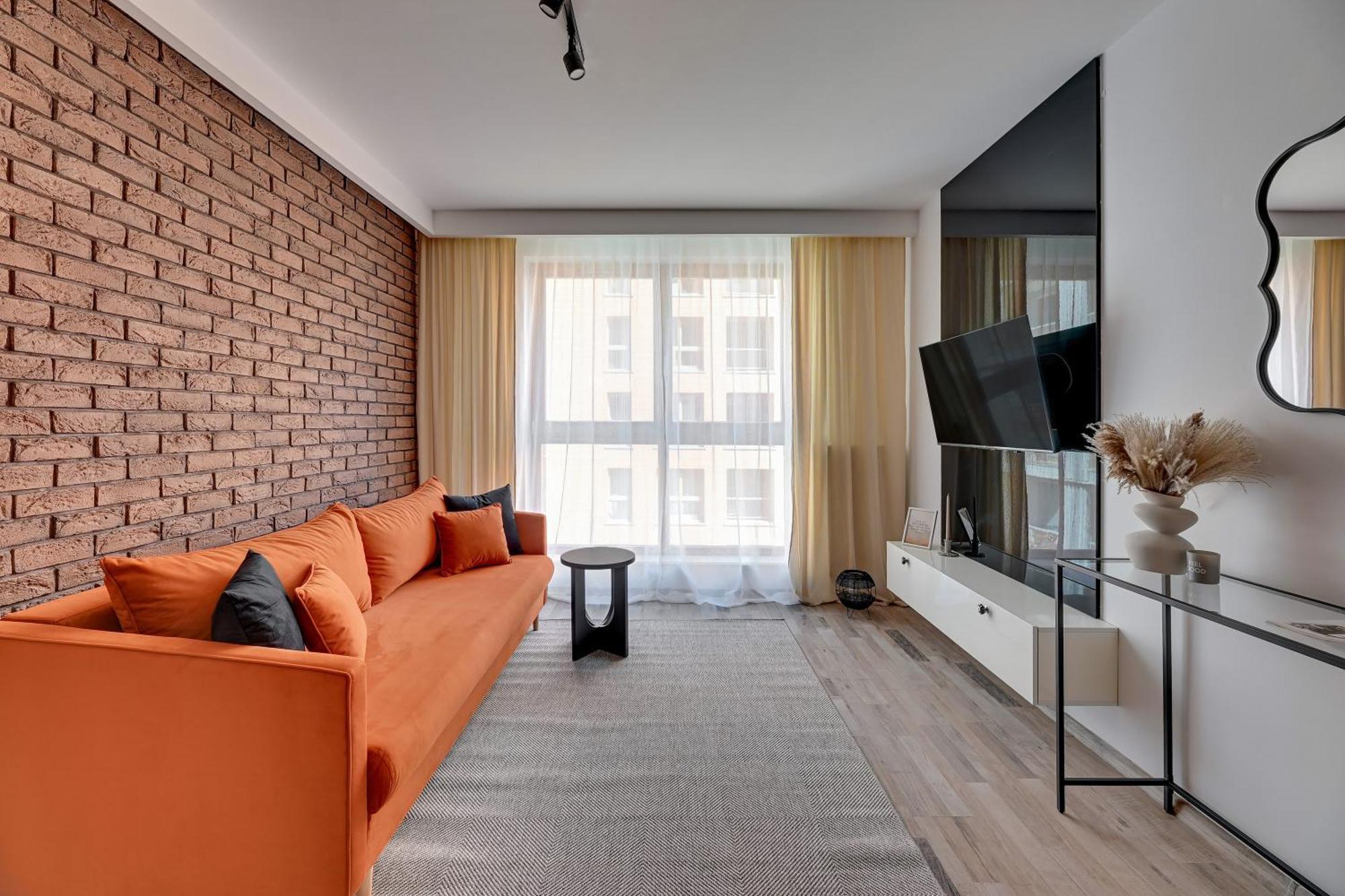 Aura - Riverside & Parking By Downtown Apartment Gdansk